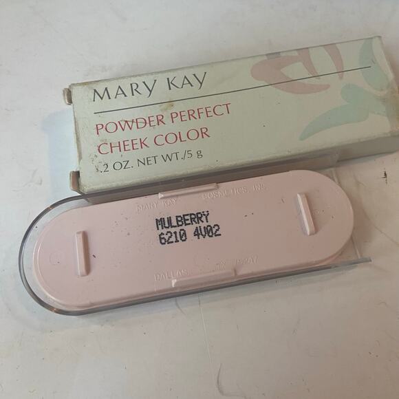 Mary Kay New Powder Perfect Cheek Color blush Mulberry - Picture 2 of 4
